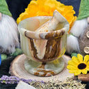 Mortar & Pestle - Rainbow Onyx - 4"