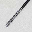 Wand - Raven with Rose Quartz - 12.5"