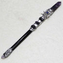 Wand - Amethyst Point with Triple Moon - 10"