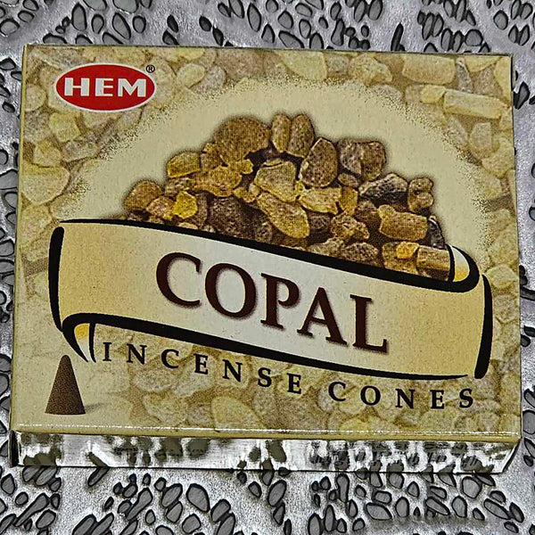 HEM Copal Incense Cones (Box of 10)