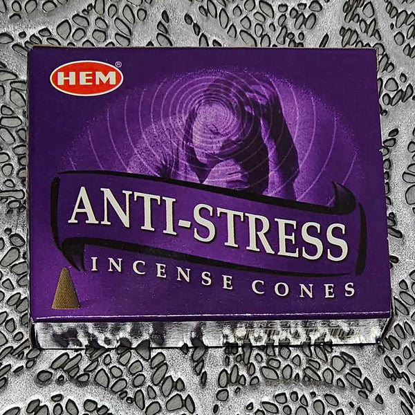 Cônes d'encens anti-stress HEM (Boîte de 10)