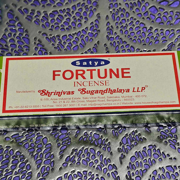 Satya - Fortune Incense - 15 Grams
