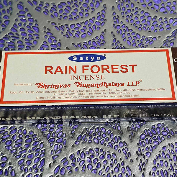 Satya - Rain Forest Incense - 15 Grams