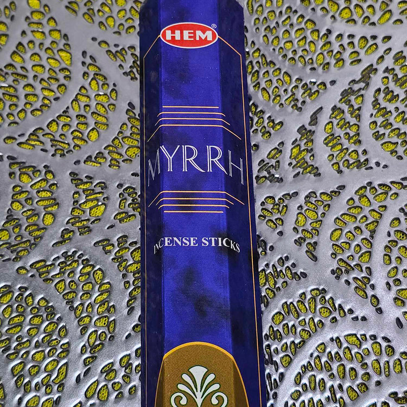 Bâtons d'encens HEM Myrrhe (20 grammes)