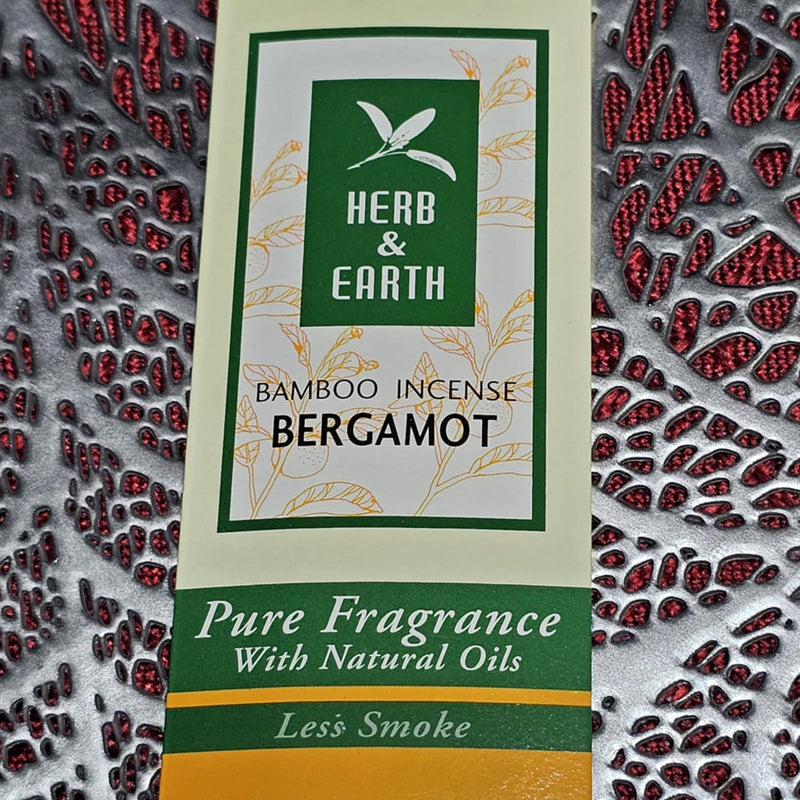 Herb & Earth - Bergamot - Incense Sticks (20 Per Pack)