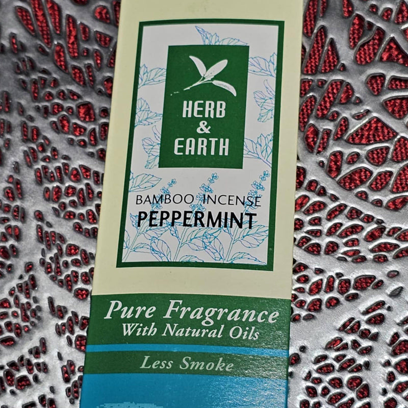 Herb & Earth - Peppermint - Incense Sticks (20 Per Pack)