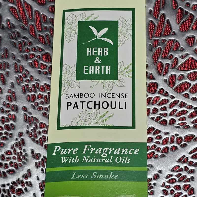 Herb & Earth - Patchouli - Incense Sticks (20 Per Pack)