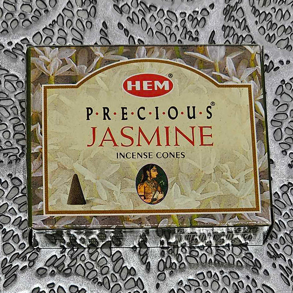 Cônes d'encens Jasmin HEM (Boîte de 10)