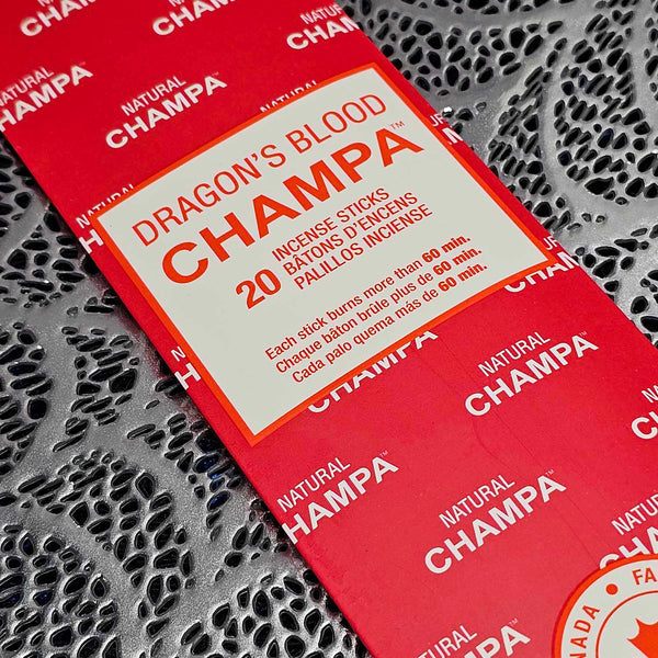 Natural Champa Incense Sticks - Dragons Blood (20 Sticks)