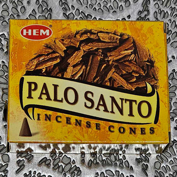 Cônes d'encens HEM Palo Santo (Boîte de 10)