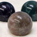 Boxed Sphere Gemstone 1" to 1.5" - Fluorite