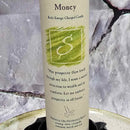 Bougie pilier magique à base de plantes – 17,8 cm de haut – Argent