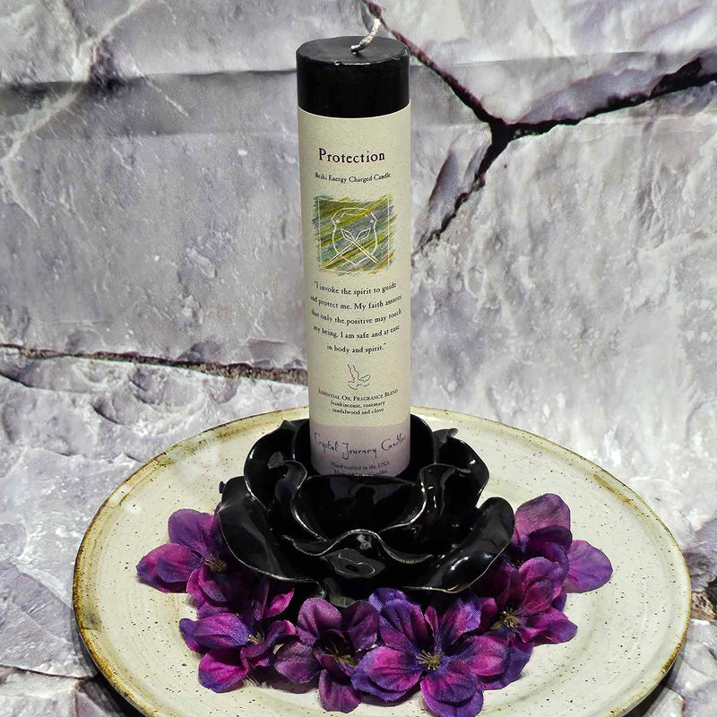Herbal Magic Pillar Candle - 7" Tall - Protection