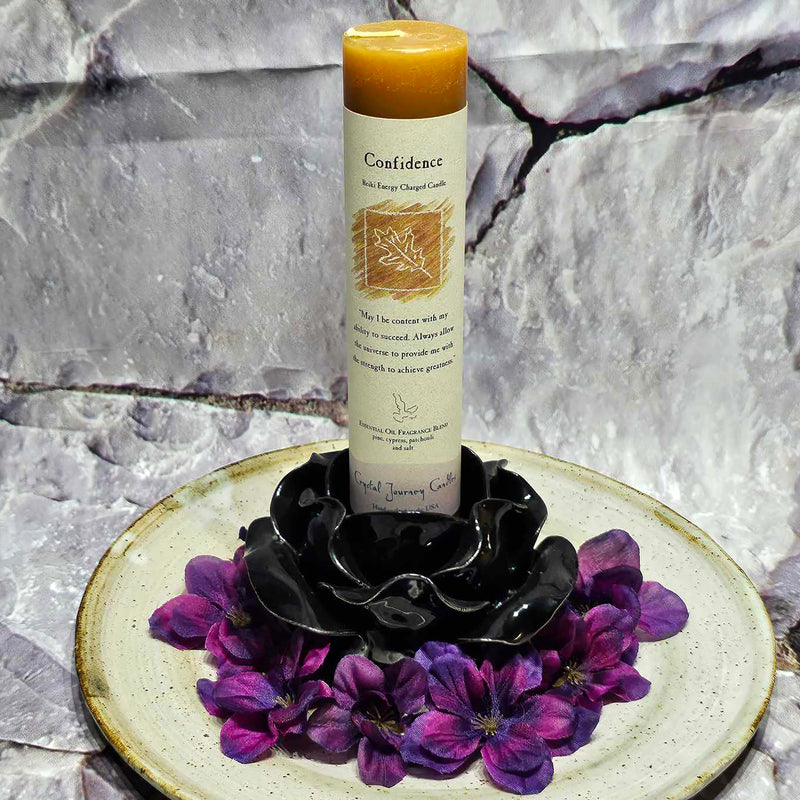 Herbal Magic Pillar Candle - 7" Tall - Confidence
