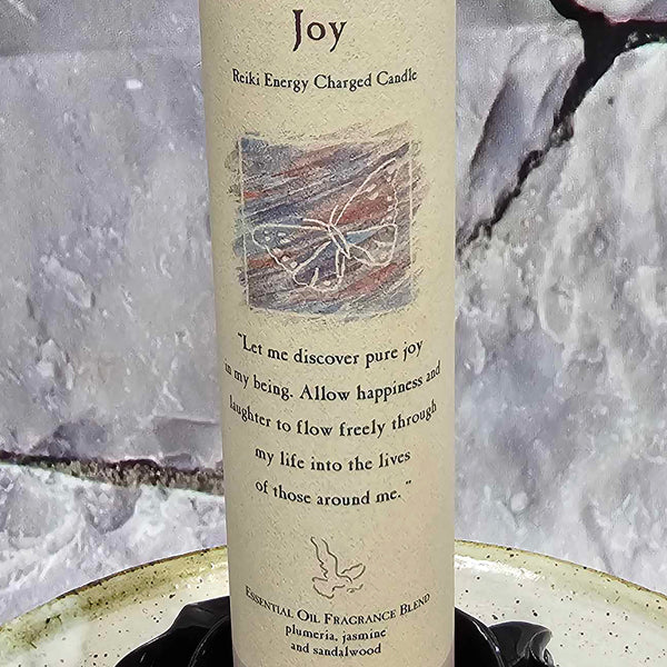 Herbal Magic Pillar Candle - 7" Tall - Joy