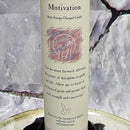 Herbal Magic Pillar Candle - 7" Tall - Motivation