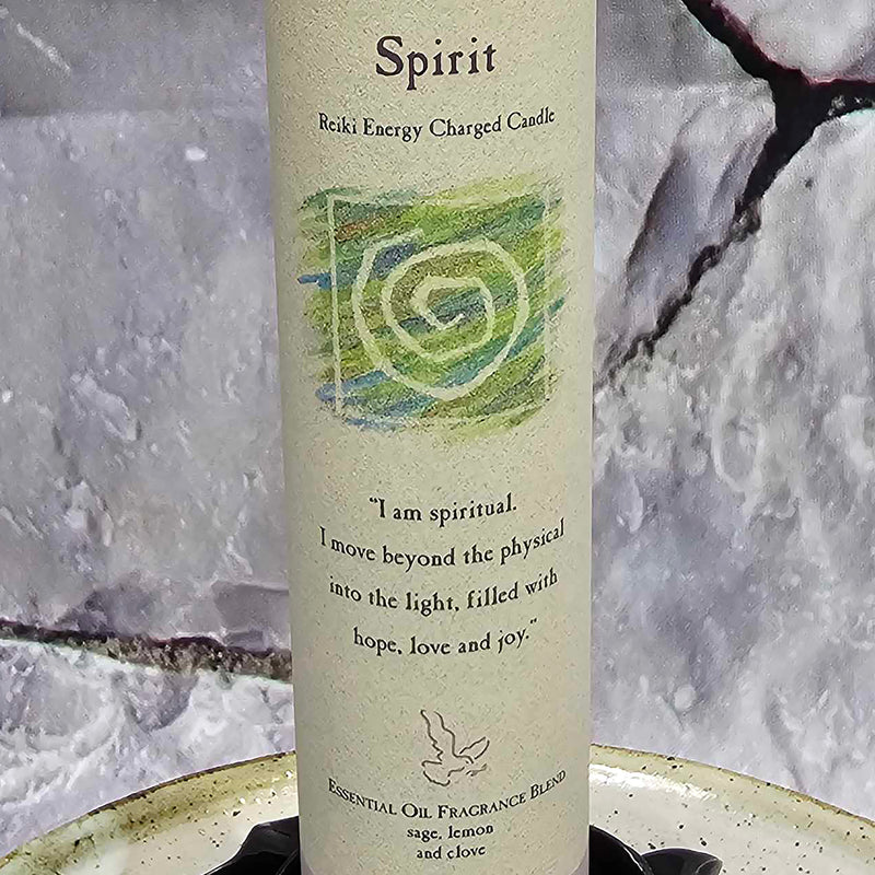 Herbal Magic Pillar Candle - 7" Tall - Spirit