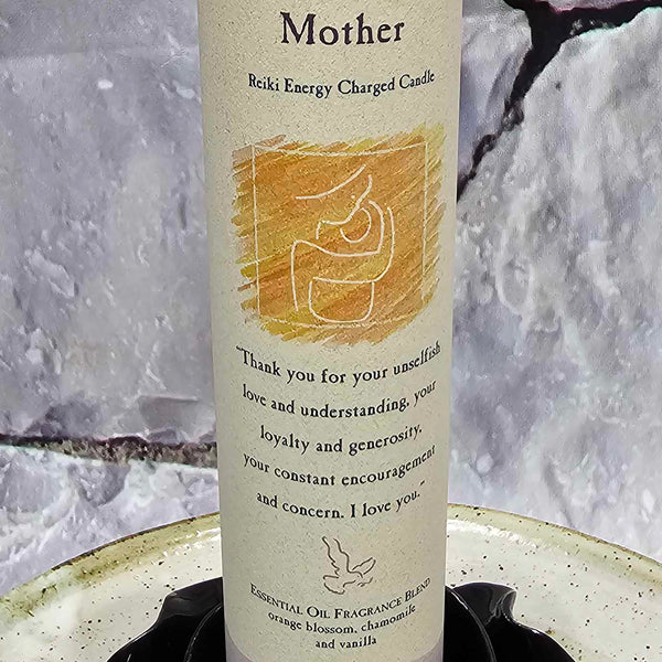 Herbal Magic Pillar Candle - 7" Tall - Mother