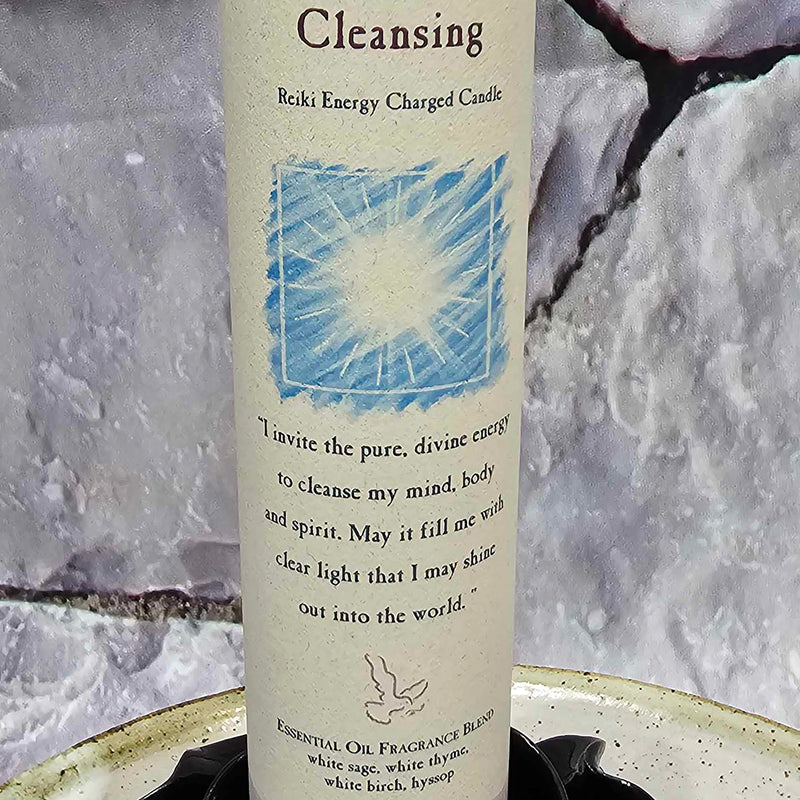Herbal Magic Pillar Candle - 7" Tall - Cleansing