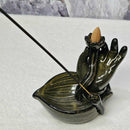 Backflow Incense Holder - Mudra Hand - Cones / Sticks