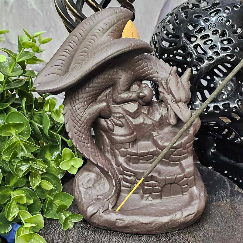 Backflow Incense Holder - Dragon Castle - Cones / Sticks