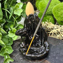 Backflow Incense Holder - Black Cave - Cones / Sticks