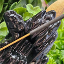 Backflow Incense Holder - Black Cave - Cones / Sticks