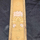 Wood Incense Holder - Namaste w/Rose Quartz Inlay 10"