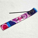 Glass Incense Holder - Moon Goddess 10"
