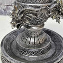 Porte-encens à reflux - Triple tête de dragon celtique