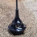 Small Black Brass Incense Burner - 2" Tall