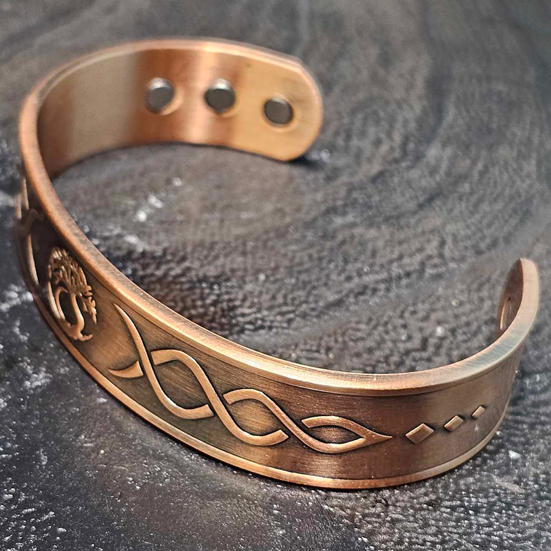 Bracelet - Copper Magnetic Tree Of Life