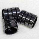 Ring - Magnetic Hematite Flat Edged