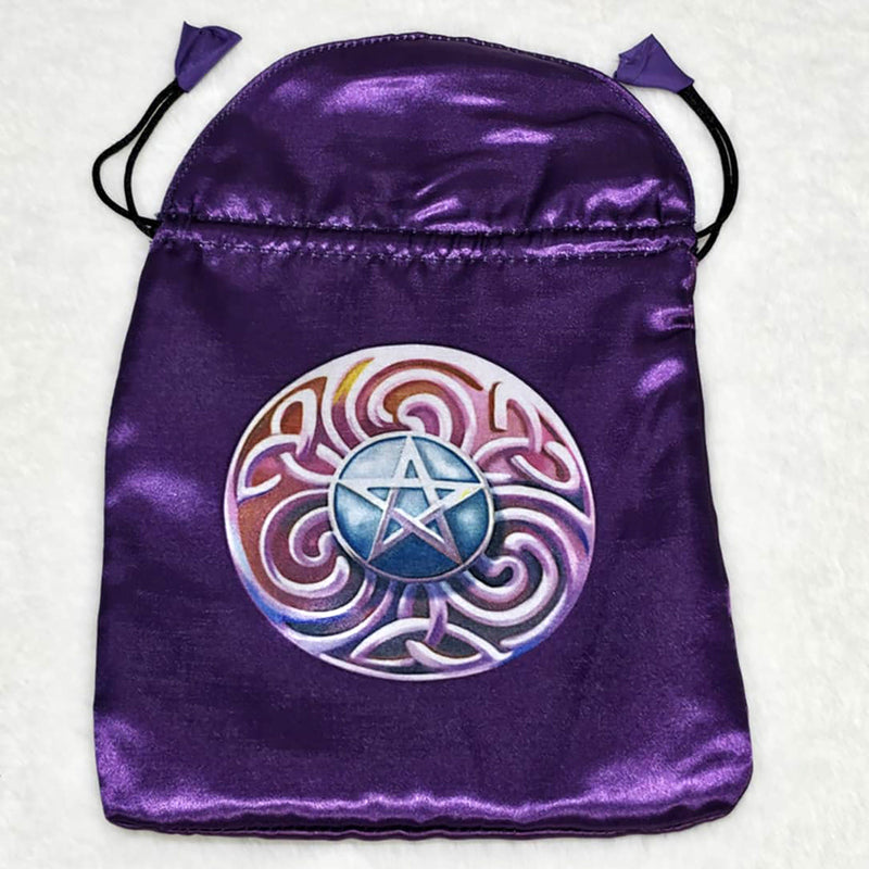 Tarot Bag - Magic Star Satin - 6" x 9"