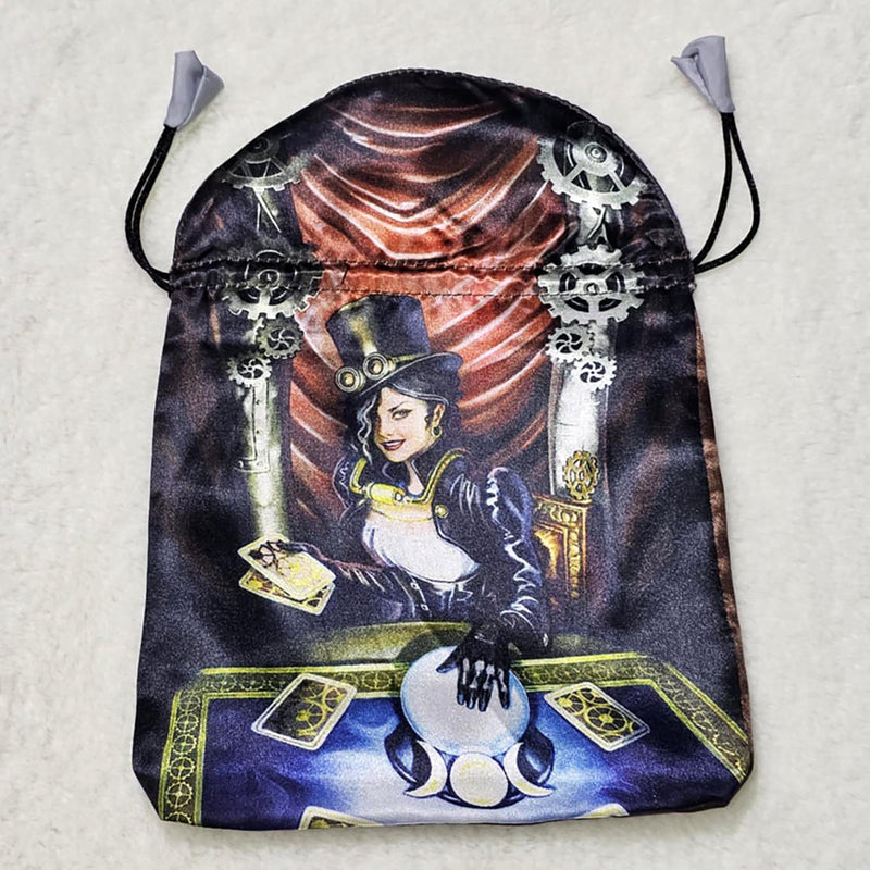 Tarot Bag - Steampunk High Priestess - 6" x 9"