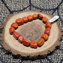 Bracelet - Pierre roulée - Jaspe rouge