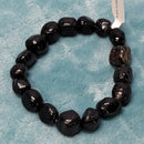 Bracelet - Pierres roulées - Tourmaline noire