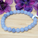 Bracelet - Perles 5mm à 7mm - Aigue-marine