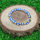 Bracelet - Mauvais Oeil avec Perles Dorées
