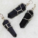 Shungite Wire Wrapped Pendant - 1"- 2"