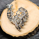 Cage pendentif tête de mort pour pierres roulées - 1"