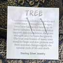 Sterling Silver Earrings - Celestial Tree