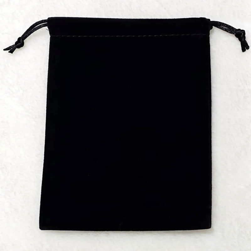 Velvet Bag - Black - 6" x 4"