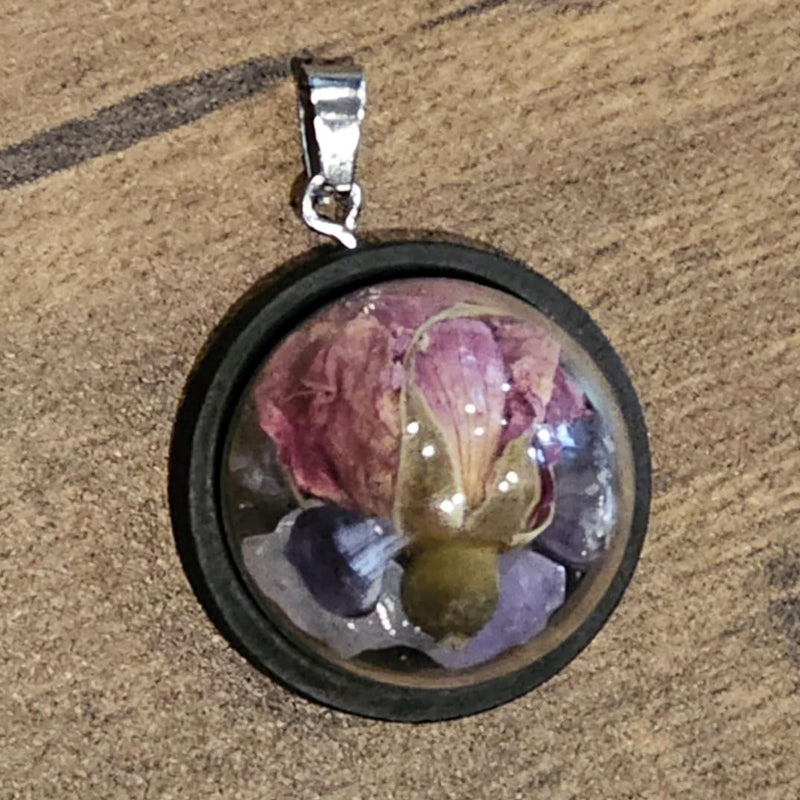 Crystal/Herb Intention Pendant - Healing