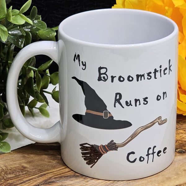 Mug - My Broomstick Runs on Coffee - 11oz