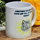 Tasse - Danse et crie à la thérapie de la lune - 11oz 