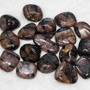 Pierre roulée chiastolite