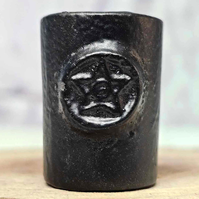 Pentagram Cast Iron Mini Candle Holder