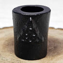 Mini bougeoir en fonte Triquetra