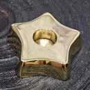Mini bougeoir étoile en laiton